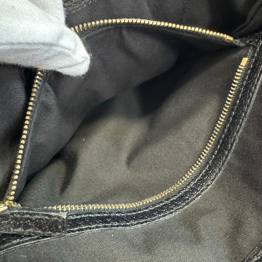 Gucci GG Pattern Hand Canvas Tote Black — view 7