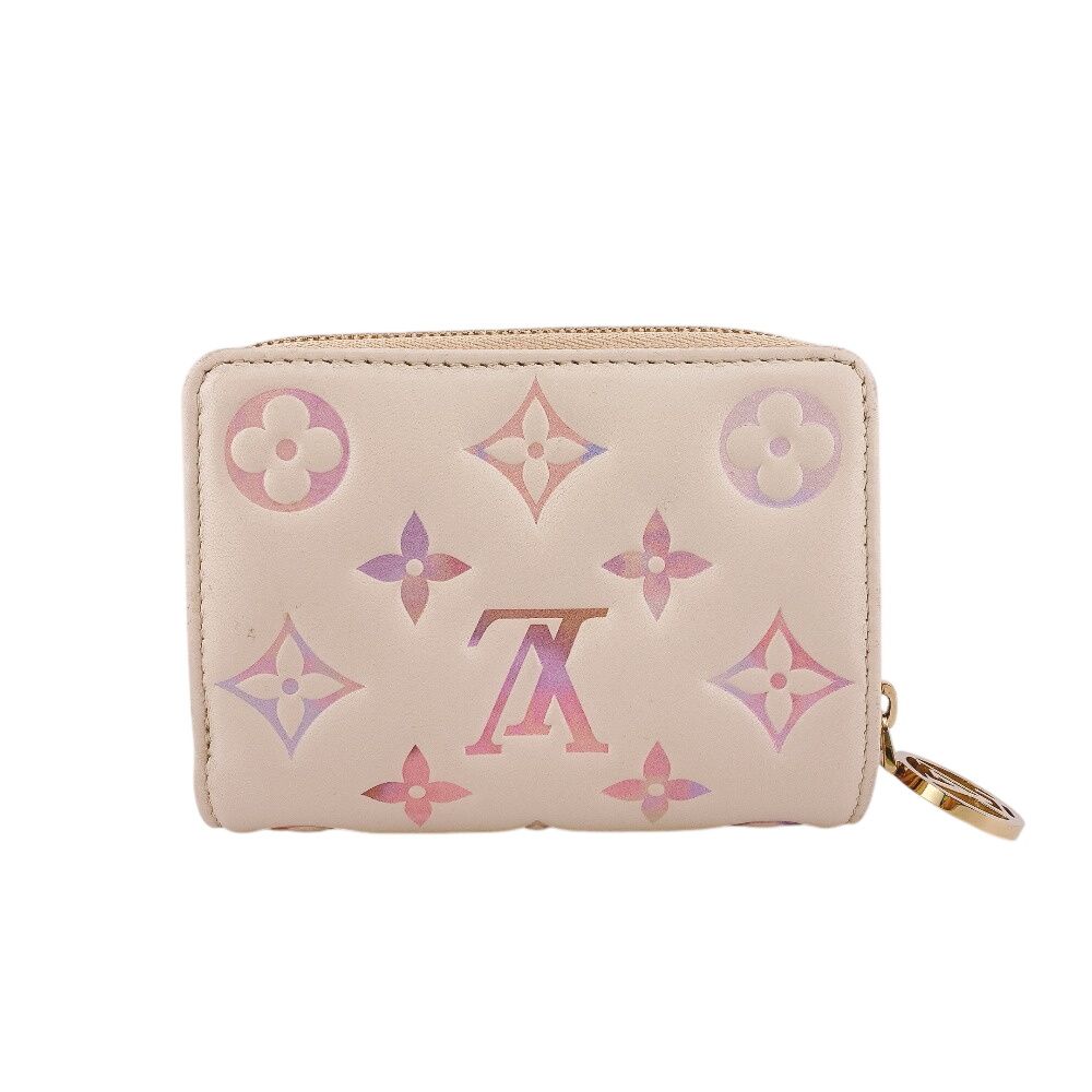 Louis Vuitton Portefeuille Monogram Empreinte Leather Bifold Wallet Pink — view 2