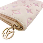 Louis Vuitton Portefeuille Monogram Empreinte Leather Bifold Wallet Pink — view 3