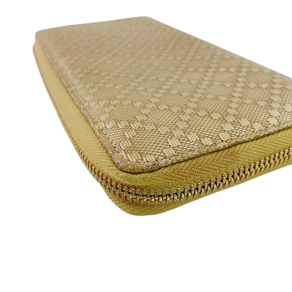 Gucci Bamboo Tassel Diamante Leather Wallet Gold — view 4