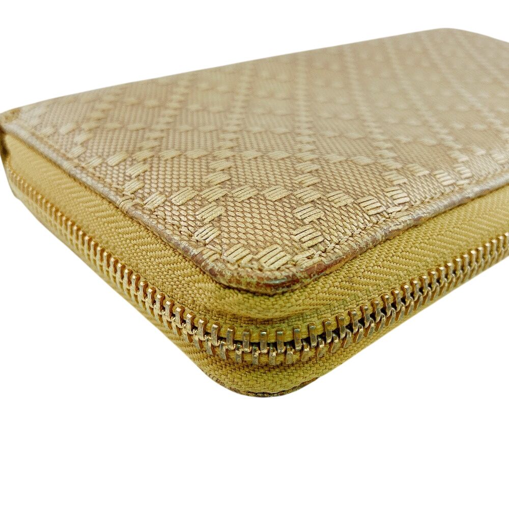 Gucci Bamboo Tassel Diamante Leather Wallet Gold — view 5