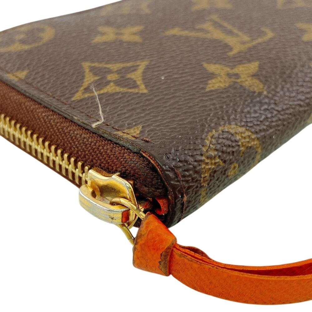 Louis Vuitton Zip Around Portefeuille Clemence Monogram Leather Wallet Brown — view 3