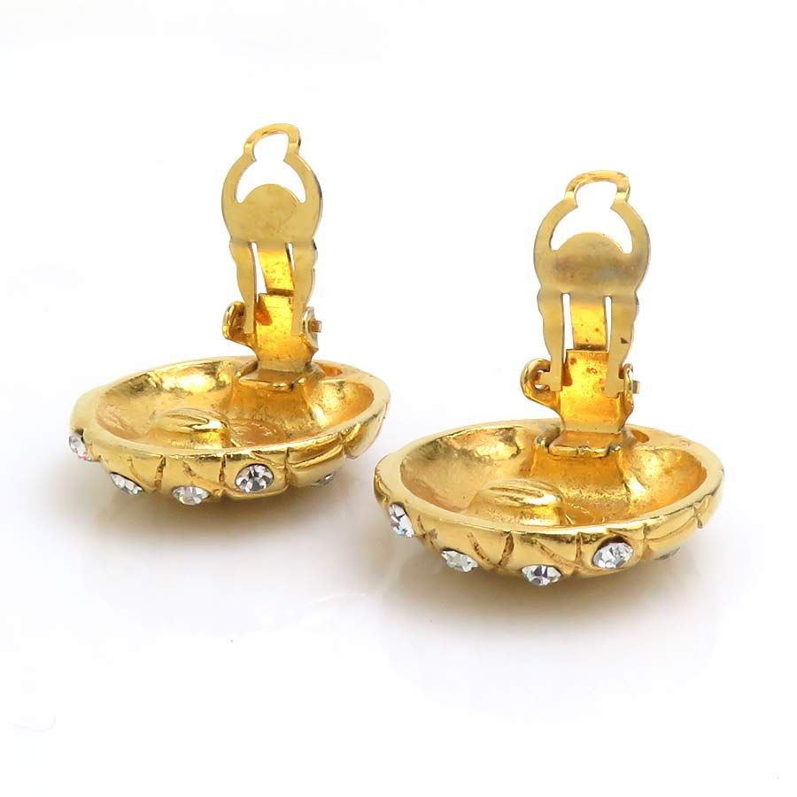 Chanel Earrings Gold — view 8