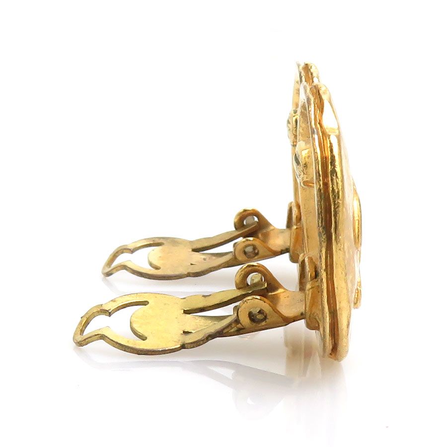 Chanel Earrings CC Logo — view 2