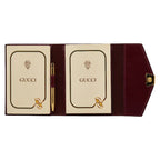 Gucci 031 379 Wine Red Gold Leather — view 6