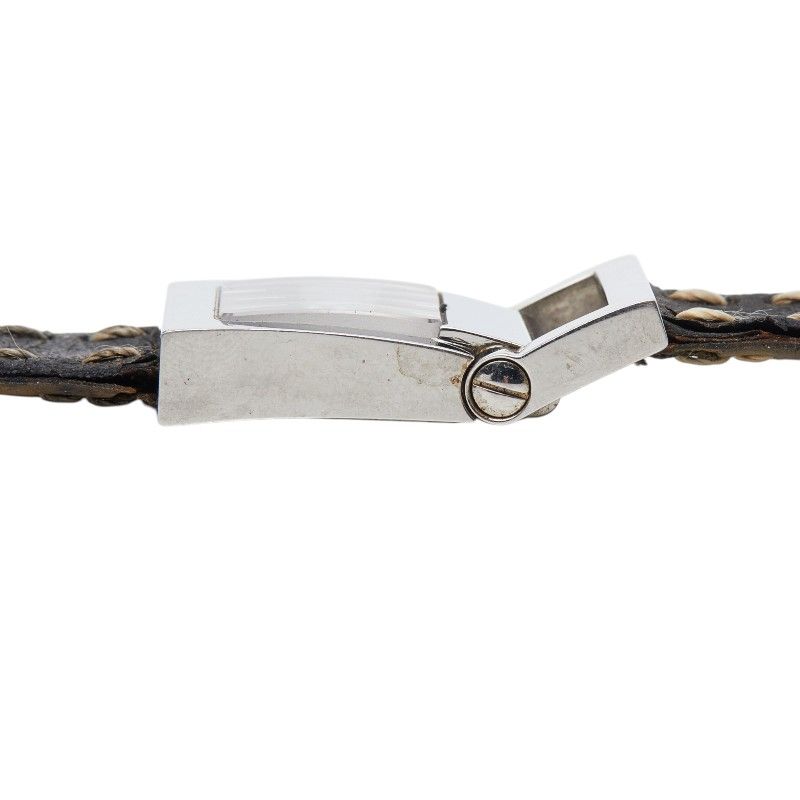 Fendi Orologi Stainless Steel Leather Belt — view 6