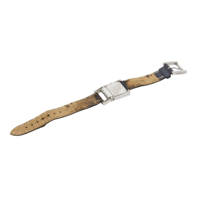 Fendi Orologi Stainless Steel Leather Belt — view 8