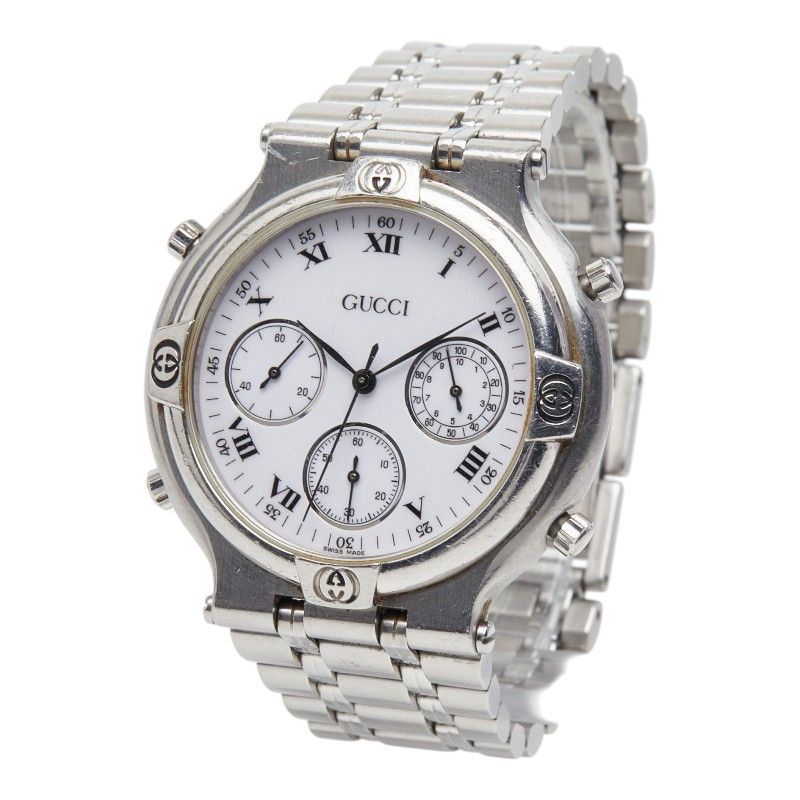 Gucci Chronograph Stainless Steel Watch — view 2