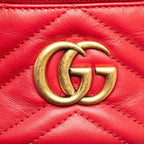 Gucci GG Marmont Backpack Vanity Red Leather — view 4