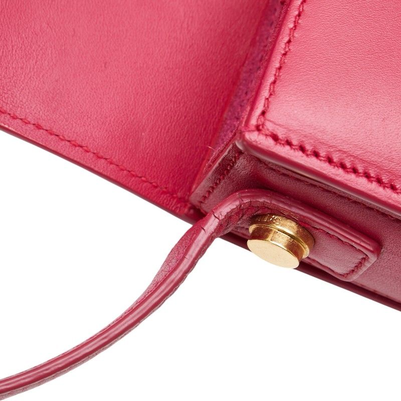 Saint Laurent Classic Lou Crossbody Shoulder Bag Pink Leather — view 6