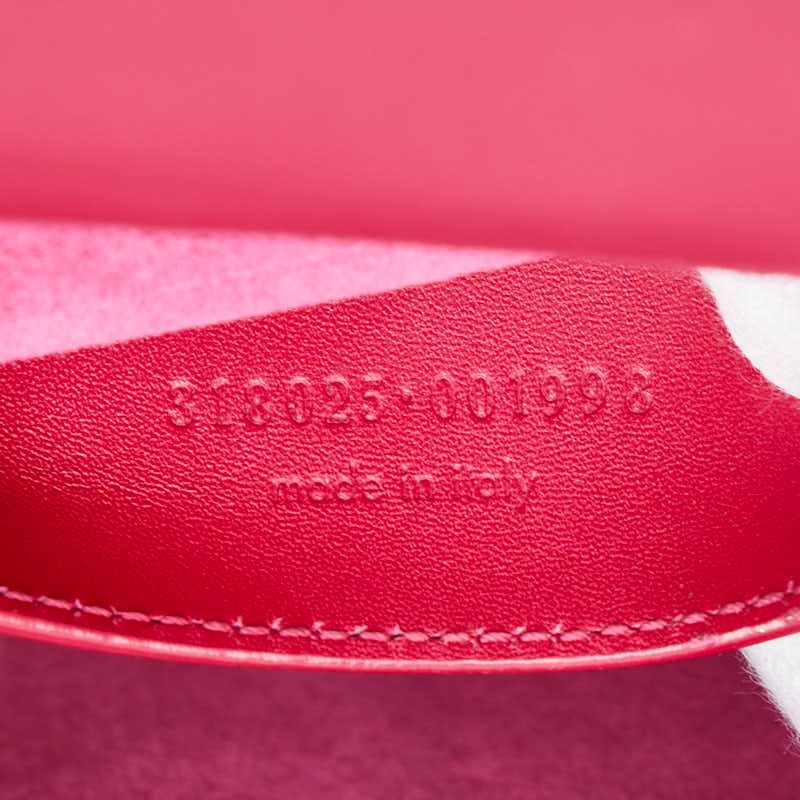 Saint Laurent Classic Lou Crossbody Shoulder Bag Pink Leather — view 9