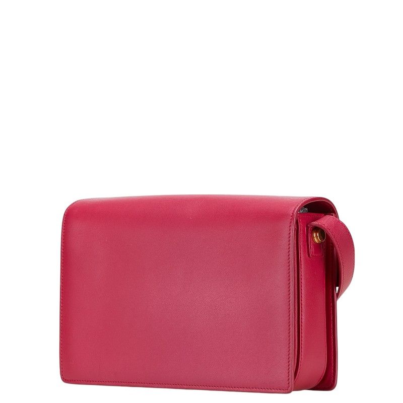 Saint Laurent Classic Lou Crossbody Shoulder Bag Pink Leather — view 2