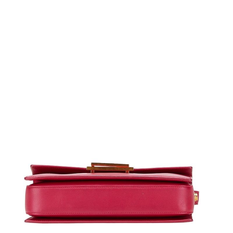 Saint Laurent Classic Lou Crossbody Shoulder Bag Pink Leather — view 3