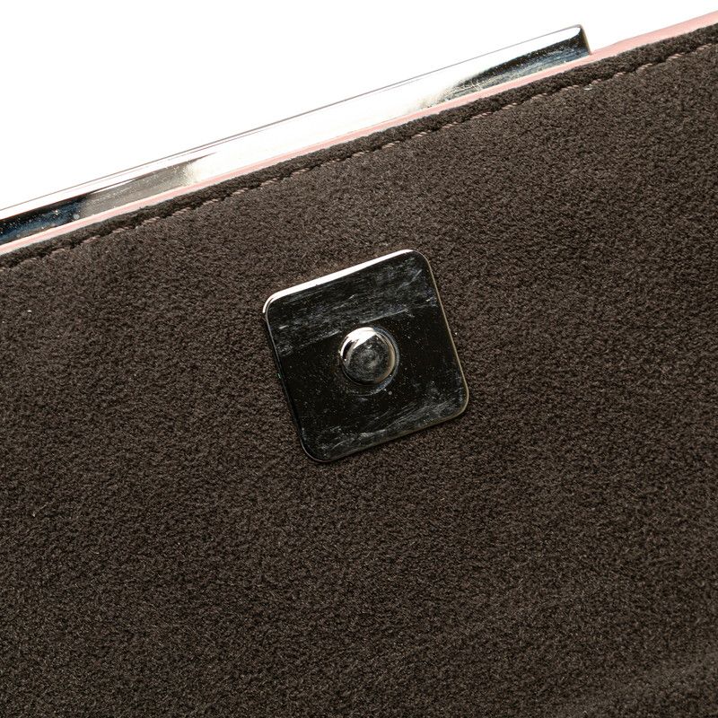 Fendi Hypnotize Chain Shoulder Bag Wallet Pink Multicolor Leather — view 5