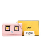 Fendi Hypnotize Chain Shoulder Bag Wallet Pink Multicolor Leather — view 9