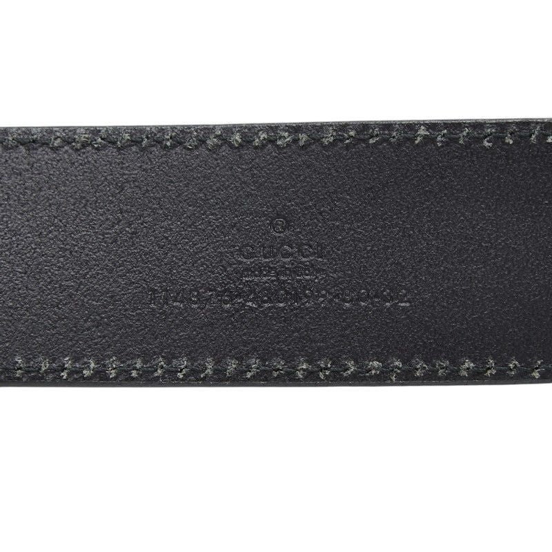 Gucci Interlocking Belt 32 Black Leather — view 5