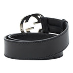 Gucci Interlocking Belt 32 Black Leather — view 3