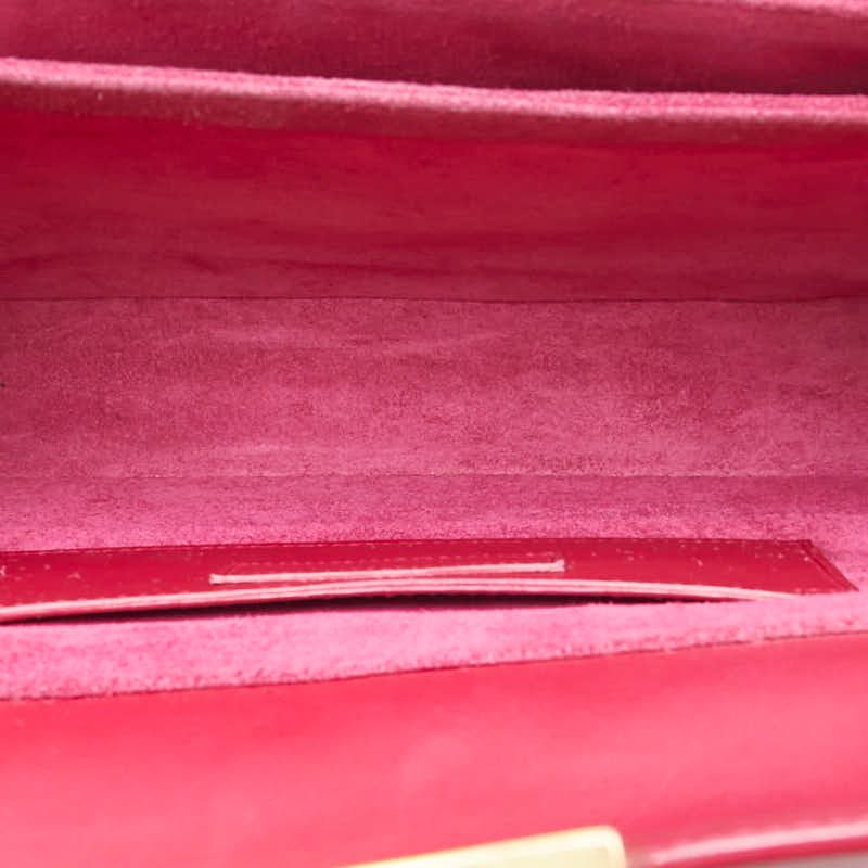 Saint Laurent Classic Lou Crossbody Shoulder Bag Pink Leather — view 6