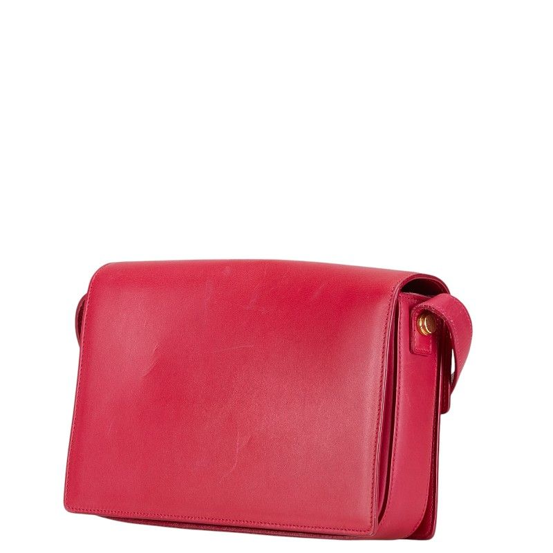 Saint Laurent Classic Lou Crossbody Shoulder Bag Pink Leather — view 2