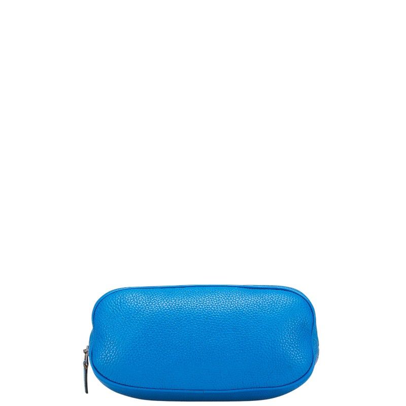 Gucci 2-Way Shoulder Bag Blue Leather — view 3
