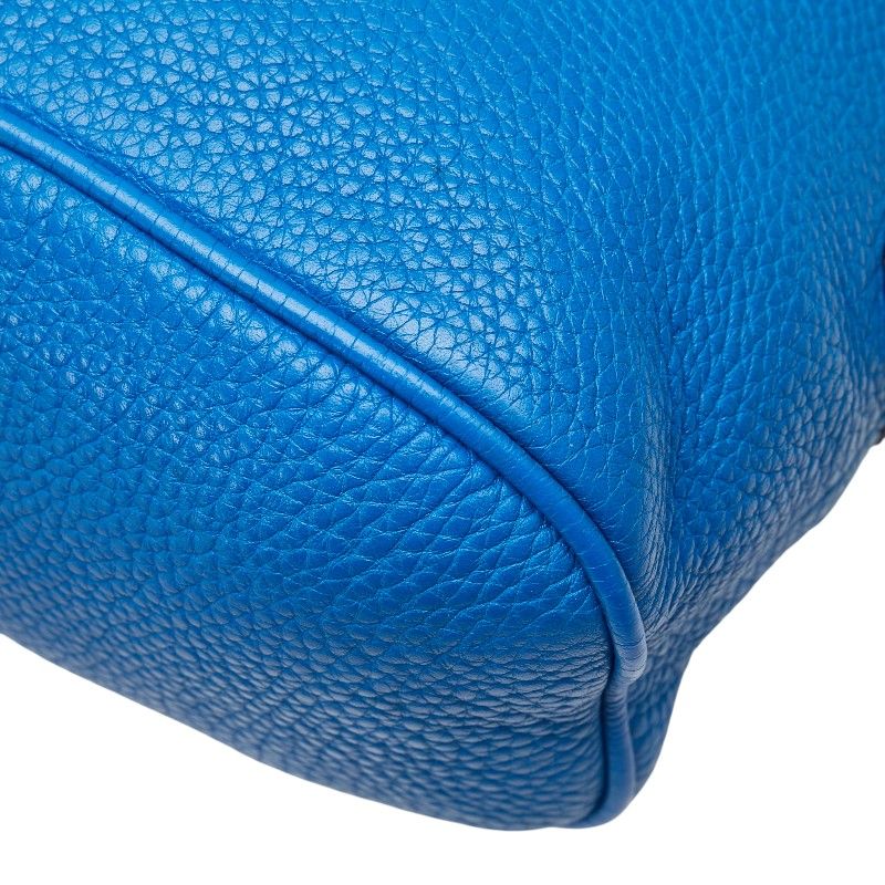 Gucci 2-Way Shoulder Bag Blue Leather — view 7