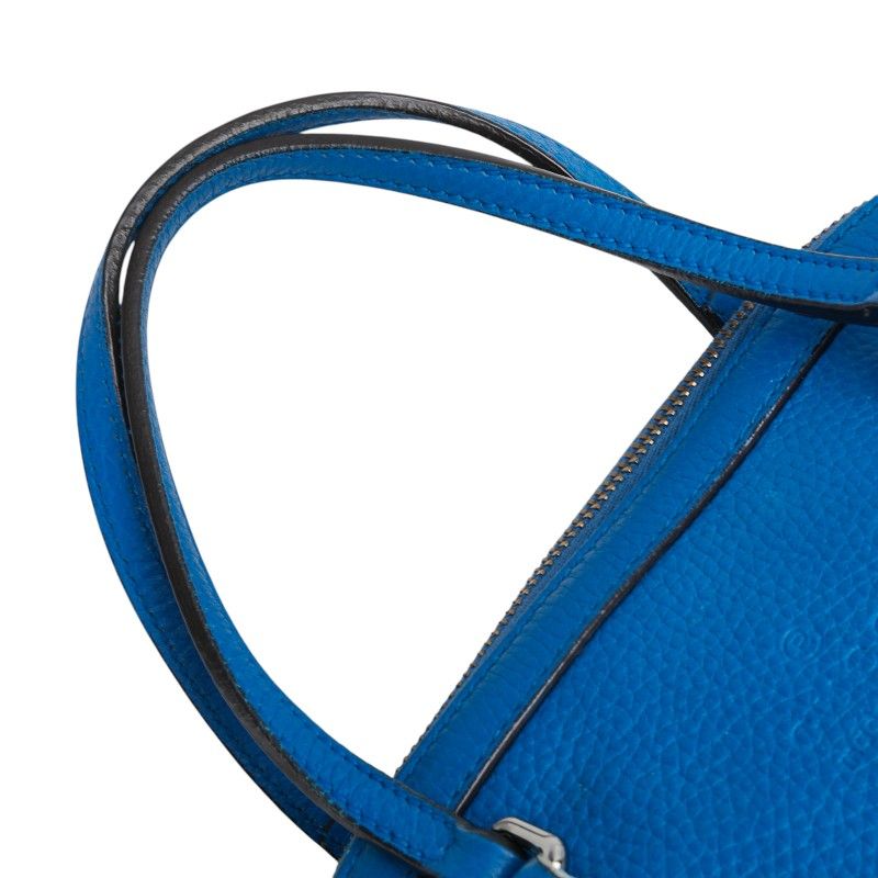 Gucci 2-Way Shoulder Bag Blue Leather — view 8