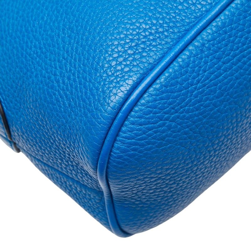 Gucci 2-Way Shoulder Bag Blue Leather — view 6
