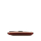 Celine Diamond Clutch Trico Color Shoulder Bag Black Beige Green Leather Calf — view 3