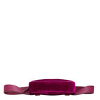 Gucci GG Marmont Quilted Belt Bag Purple Velour Leather — view 3