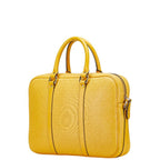 Gucci Diamante Business Shoulder Bag 2-Way Yellow Leather — view 2