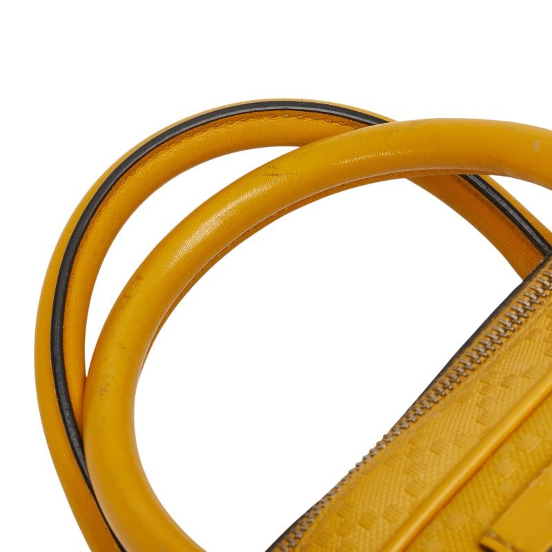 Gucci Diamante Business Shoulder Bag 2-Way Yellow Leather — view 8