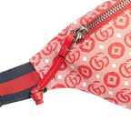 Gucci Children's GG Logo Star Belt Bag Red Canvas Leather — view 5