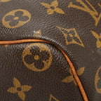 Louis Vuitton Monogram Speedy 35 Boston Bag Brown Leather — view 4