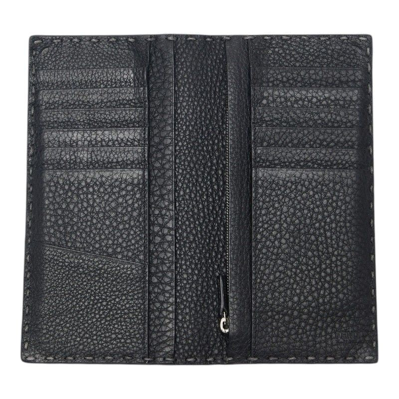 Fendi Selleria Wallet Bifold Black Leather — view 6