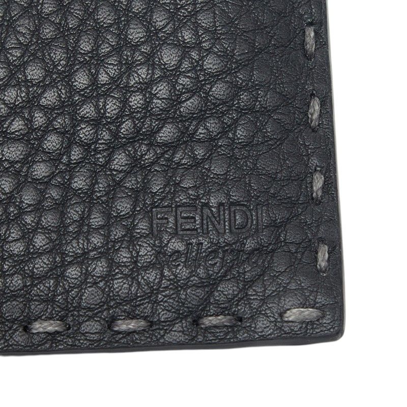 Fendi Selleria Wallet Bifold Black Leather — view 7