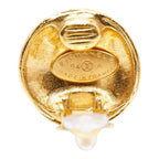 Chanel CC Logo Vintage Earrings Gold Plated — view 4