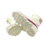 Gucci Magnum Short Boots Thick Sole 36 Ivory Magenta Pink — view 5