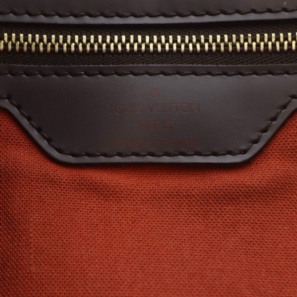 Louis Vuitton Damier Ebeneline Chelsea Tote Brown — view 3