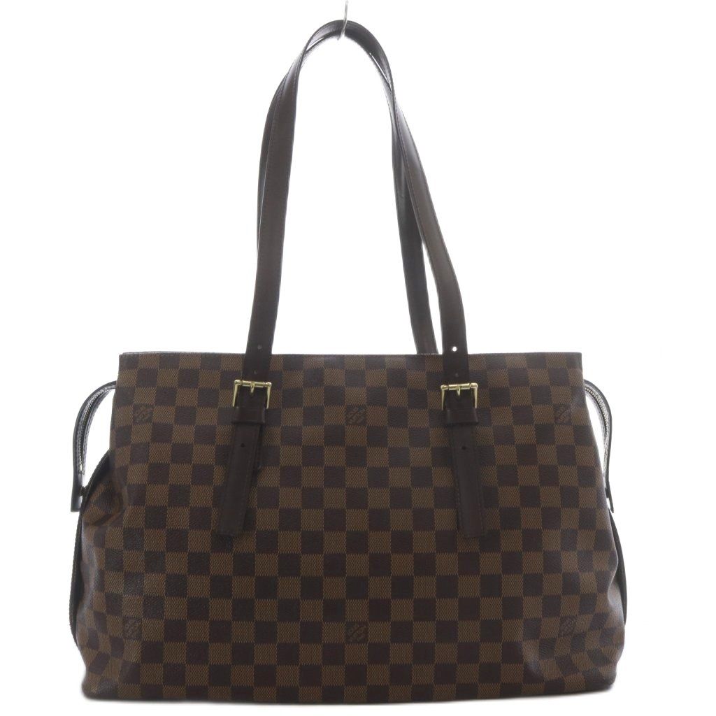 Louis Vuitton Damier Ebeneline Chelsea Tote Brown — view 2