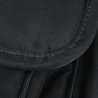 Saint Laurent Yves Logo Shoulder Bag Nylon Black — view 8