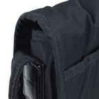 Saint Laurent Yves Logo Shoulder Bag Nylon Black — view 9