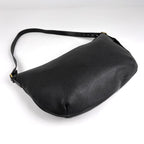 Gucci Half Moon Hobo Shoulder Bag Leather Black — view 2