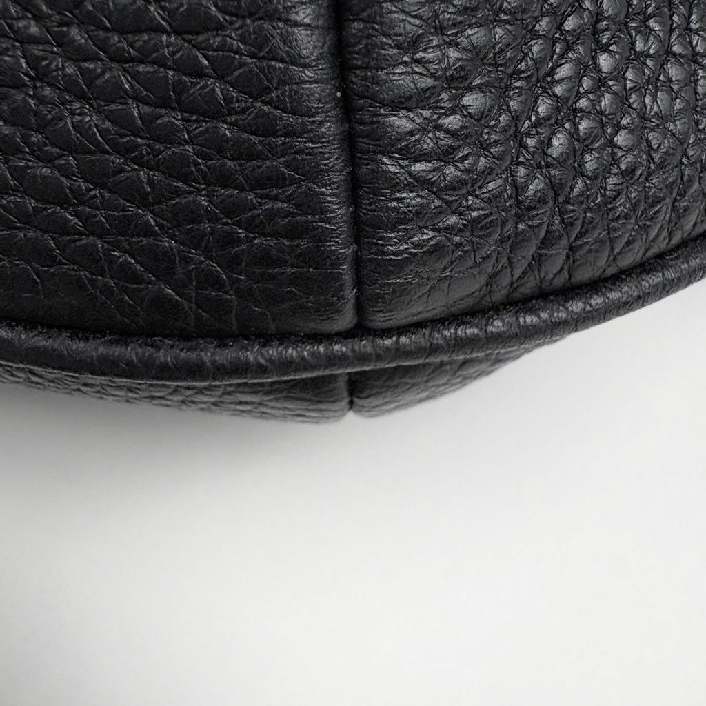 Gucci Half Moon Hobo Shoulder Bag Leather Black — view 3