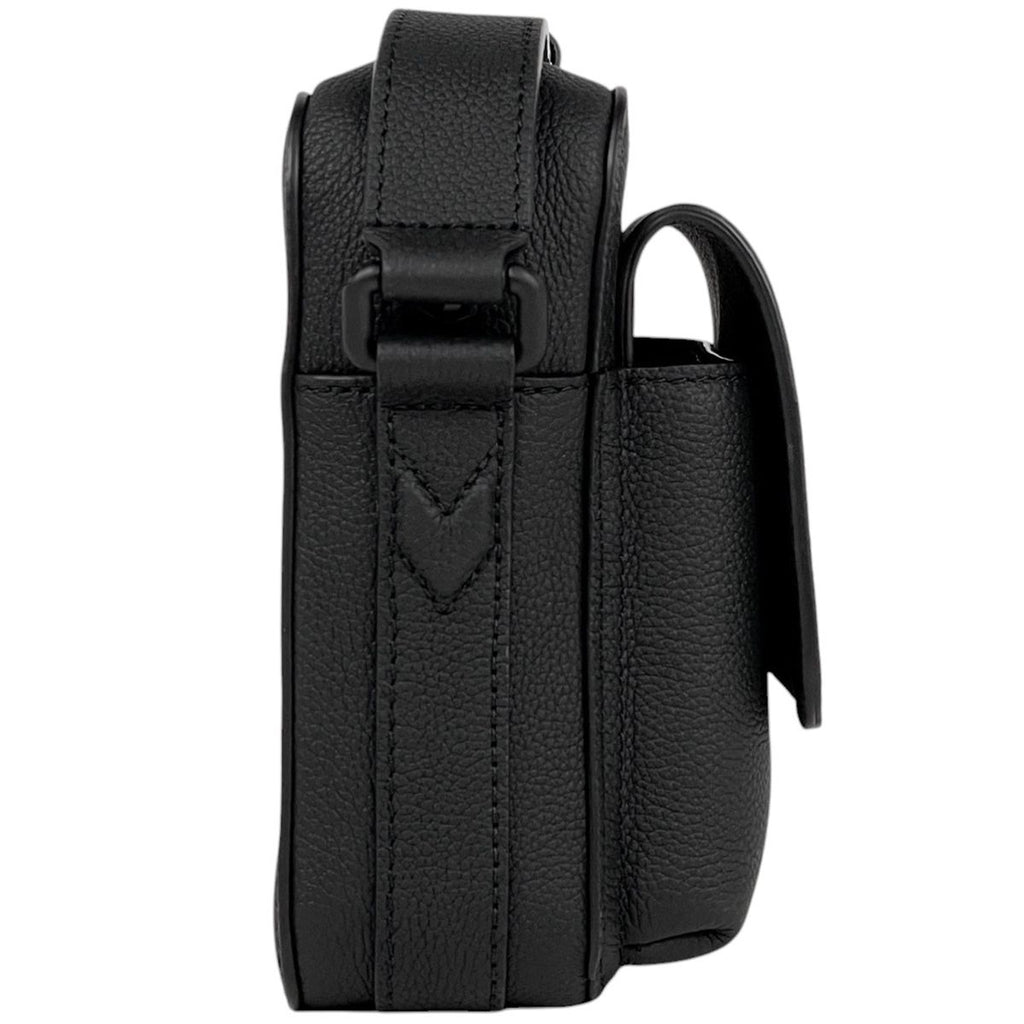 Louis Vuitton Fastline Messenger LV Aerogram Shoulder Bag Leather Noir Black — view 4