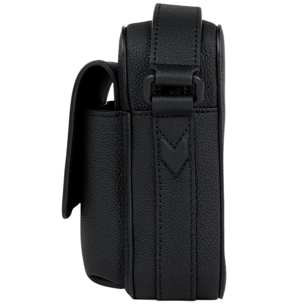 Louis Vuitton Fastline Messenger LV Aerogram Shoulder Bag Leather Noir Black — view 2