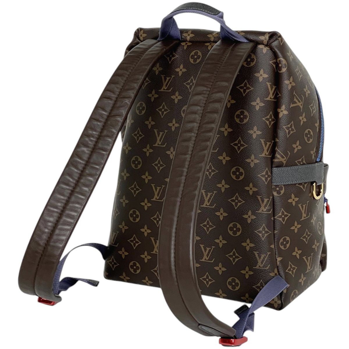 Louis Vuitton Apollo Backpack Monogram Brown Blue — view 6
