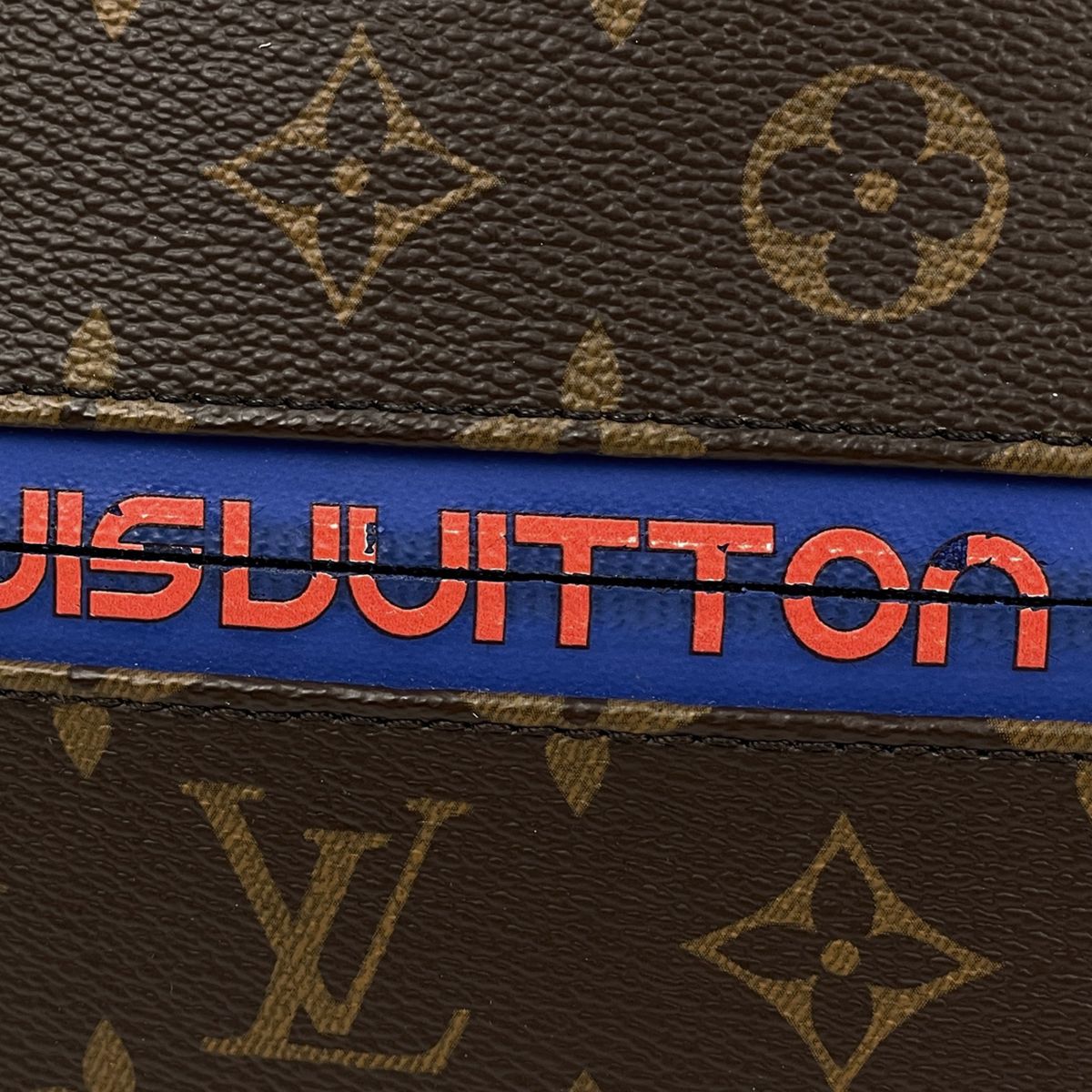Louis Vuitton Apollo Backpack Monogram Brown Blue — view 8