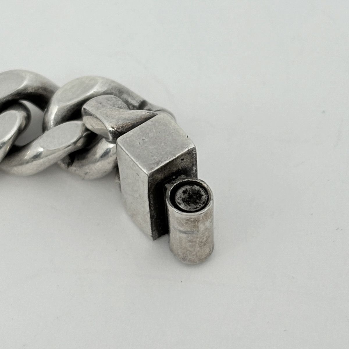 Saint Laurent Logo Chain Bracelet Silver — view 4