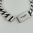 Saint Laurent Logo Chain Bracelet Silver — view 3