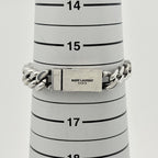 Saint Laurent Logo Chain Bracelet Silver — view 5